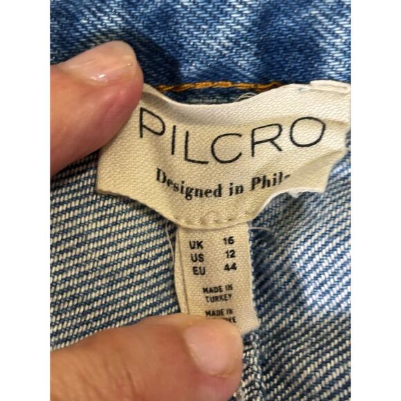 Pilcro The Madi Front Slit Denim maxiskirt, classic, Western, street style - Picture 5 of 6